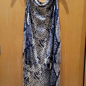 DVF Drapey silk dress